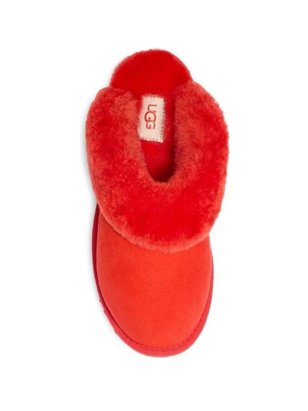 UGG Classic Slipper II Red Orange Shearling Suede Slippers US 10